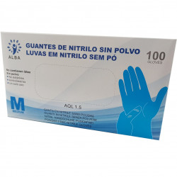 Guantes de Nitrilo Azul...